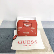 Guess New กระเป๋าสตางค์ใบยาวพิมพ์ลายยุโรปและอเมริกา ตั๋ว กระเป๋าสตางค์ กระเป๋า ID กระเป๋าคลัทช์