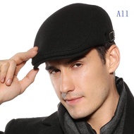 All Mens Classical Wool Blends Newsboy Ivy Hat Adjustable Gastby Tweed Driving Cap