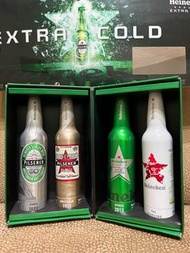 海尼根Heineken 140年紀念酒瓶套組內容物已經過期一組4瓶
