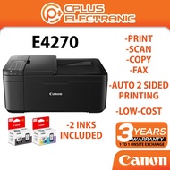 Canon PIXMA E4270 Inkjet Printer | All In One Copy Fax Scanner Low Cost Auto Duplex Feeder Cloud E 4