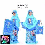 Mukena Anak Karakter Frozen Lucu Katun Premium Mukena Bali Anak Murah