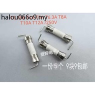 5 T8AH250V T10AT5AT4A 5X20 Slow-Fuse Ceramic Fuse Circuit Board Motor Fuse
