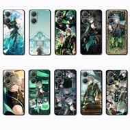 for 3c VIVO Y03 Y30T Y18 Y18S Y18E T3 Y37M Y19S Y28 V40 PRO Z9 lite Alhaitham Soft black TPU case