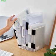MIQUS A4 File Box, Durable Simple a5 Organize The Box, Office Stationery Folder Transparent Portable