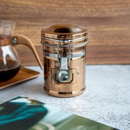 Mini密封罐玫瑰金 咖啡豆罐/保鮮罐/150g/密封保存咖啡豆