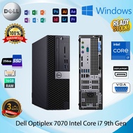 Dell Optiplex 7070 Intel Core i7-9500 9th Gen (3.0 GHz, up to 4.7 GHz with Turbo Boost)