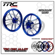 TRC RACING CNC XPYDER 10 SPOKES MAG WHEELS (1.4F x 1.4R x 14) for SPORTY/SOUL/SOULTY/SOUL I 155 7705