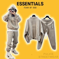 FOG Fear Of God ESSENTIALS The Core SS23 Hoodie Set, FOG ESSENTIALS PLV Cotton Fleece Clothing Set