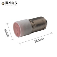 Best led Bulbs Small Fangs Tube Spiral Ba9s Bulb Red Green Yellow Blue White 220v 12v 24v 6.3V