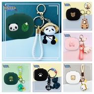 Suitable for Baseus Eli 2i Fit Earphones Silicone Protective Case for Baseus Eli 2i Fit Cute Panda a