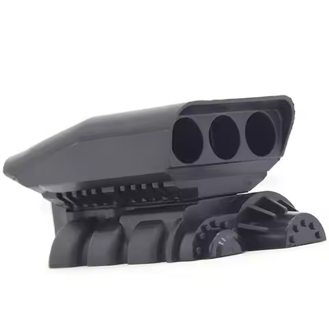 1/10 RC Crawler Simulation Engine Air Intake Supercharger Cover for Trx4 D90 Axial Scx10 Wraith 9004