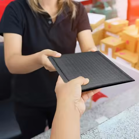 Wholesale Black Bubble Packaging Envelope Mailing Envelopes Mailer Poly Green Envelope for Shipping