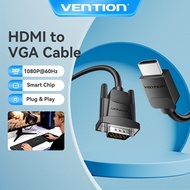 Vention HDMI to VGA Cable 1080P High-Definition Video Signal Transmission Cable for Computers/TVs/Pr