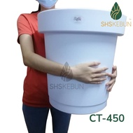 Pasu Besar Baba Large Flower Pot Plastic Flower Pot CT-450 72 Liter Biodegradable Pasu Bunga Plastik Besar Outdoor 塑料花盆大号 SHS Kebun