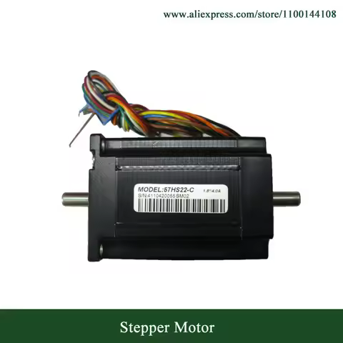 Leadshine NEMA23 2 Phase Stepper Motor 57HS22-C 2.2N.m Double shaft