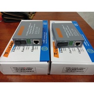 Netlink 100MB photoelectric converter, 1 fiber optic 25Km Single mode code HTB 3100S.