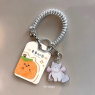 Ruyi Anthropomorphic Persimmon Meal Card Bus Subway Access Control Work Brand Document Protective Ca