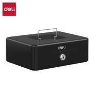 Deli Cash Box Jewelry Key Lock 2 Layer Multi Compartment Drawer Safety Box Duit Peti Kotak Simpanan