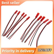 5 Pairs 22AWG 100mm Cable W 2Pin JST M F Plug for RC Battery Motor Connection