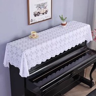 Simple Lace Piano Cover Piano Half Cover Modern Piano Cover Cloth Home Appliances Anti-dust Cover El