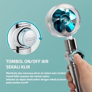 Hand Shower Turbo / Fan Shower Baling / Kepala Kran Air Mandi Bertekan