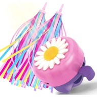 Kids Bike Bell and 2 Pack Kids Bike Streamers for Children's Bike Accessories