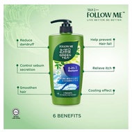 Follow Me Green Tea Shampoo (6-in-1) (650ml)
