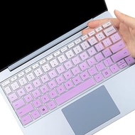 Keyboard Cover Design for 12.4" New Microsoft Surface Surface Laptop Go 2 (2022 Release) &amp; 12.4 " Surface Laptop Go (2021 2020 Release) US Keyboard Cover (Not fit Surface go 10.5")-OmbrePurple