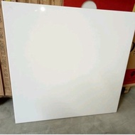 keramik lantai 60x60 putih white glossy polos merk mustika