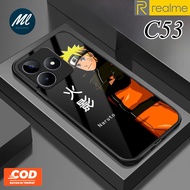 Latest Realme C53 NFC Glass Softcase [SK56] - Realme C53 glass softcase - Realme C53 glass Glitter s