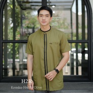 Men's Muslim Top Short Sleeve Pakistani kurtakoko H2R ToyoboOriginal