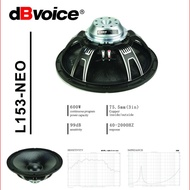 Speaker Component dBvoice L153 NEO Original 15 inch/Coil 3 in/600 Watt