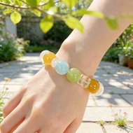 Dupao Agate Bracelet High-End Colorful Bracelet Sweet Girl Style Bracelet Original Design Natural Du