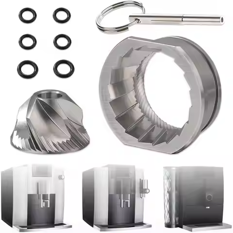 [NEW!A65Z】 Replacement Conical Burr Grinder Set For JURA Coffee Machines- Works For G2, G3, E6, E8, 