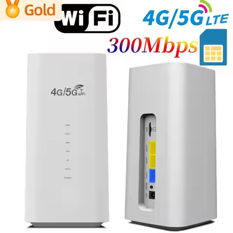Wireless Router 300Mbps CPE 4G WiFi Router 3 RJ45 with SIM Card Slot Wide Coverage Internal Antenna 