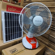 Fan Solar USBsolar Camping Shaking Head 40cm Cross-Border with Light Charging Hot-Selling Table fan 