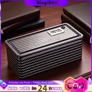 magideal Rechargeable Tobacco Box with Digital Display Compact Tobacco Storage Box for Desktop Offic