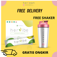 HERVIBE OFFICIAL HERWELL ORIGINAL 1 BOX 16 SACHET FIBER PELANGSING DIET BPOM HALAL HERSLIM HERLEAN