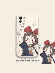 เคสไอโฟนลายแถบข้าง   การ์ตูน เคสซิลิโคน iPhone 14/14PROMAX  12 13Pro Max เคสไอโฟน7พลัส XS 11 6 plus 