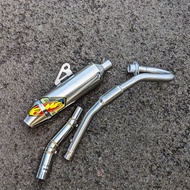 FMF Muffler exhaust pipe 38mm So Calif Ksr 110 Ksr 110 pro Msx 125 Norifumi rocket 4 competition FMF