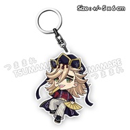 GANTUNGAN Acrylic Keychain Kimetsu no Yaiba Demon Slayer Douma Doma