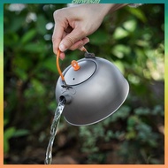 [Chiwanji1] Camping Tea Kettle Travel Durable Water Kettle for Traveling Camping Fishing