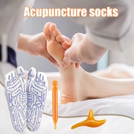 Creative Acupuncture Points Socks Foot Massage Acupoint Illustrated Socks Massage Meridian Acupoint