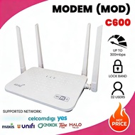 2026 UPGRADED 4G CPE Modem C600 (C300 Enhanced) WiFi 6 Router Plug & Play for Home & Office Use COD