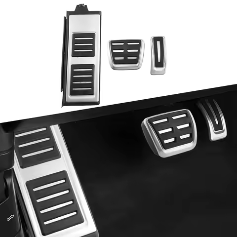 For Audi E-TRON A6 E-TRON Q6 E-TRON Q8 E-TRON 2025 2026 LHD Pedals Gas Brake Foot Rest Pedal Cover P