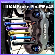 FLAWLESSTI J.JUAN Brake Pin M8×48 Gr5 titanium pin for ZTONES 350e 368G KTM790 CFmoto modification