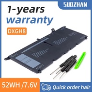 SUOZHAN DXGH8 Laptop Battery For Dell XPS 13 9380 9370 7390 For Dell Inspiron 7390 2-in-1 7490 G8VCF