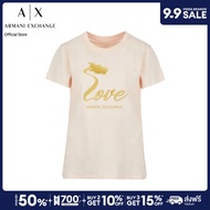 AX Armani Exchange เสื้อยืดผู้หญิง รุ่น AX 3DYT42 YJCNZ14BD - สีชมพู