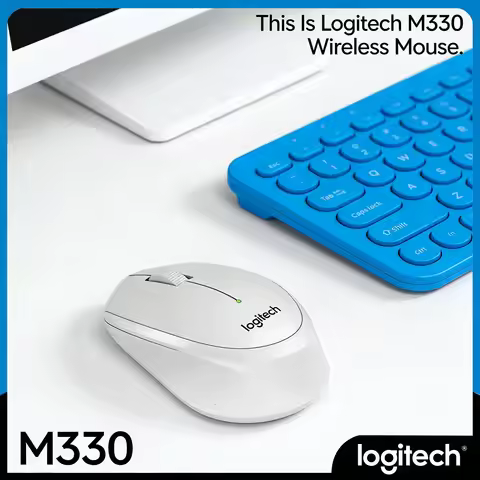 Logitech M330 Wireless Mouse - Comfortable for 8 Hours Use