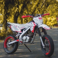 PUTIH Decal klx bf full body decal klx bf white decal klx bf supermoto